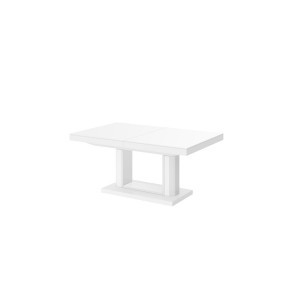 Столик Quadro Lux Hubertus білий 120-170 см висота 55-75 см