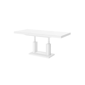 Столик Quadro Lux Hubertus білий 120-170 см висота 55-75 см