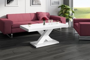 Столик Xenon mini Hubertus білий глянцевий 120 см