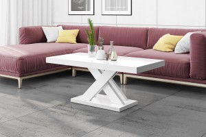 Столик Xenon Lux mini Hubertus білий глянцевий 120 см