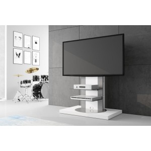Тумба ТВ Roma 2 Hubertus біла з поворотом 90x136 см