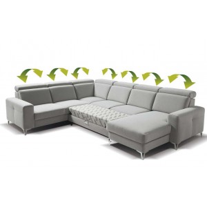 Кутовий диван Aspen Libro 335x263 см