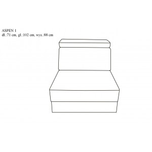 Кутовий диван Aspen Libro 335x263 см