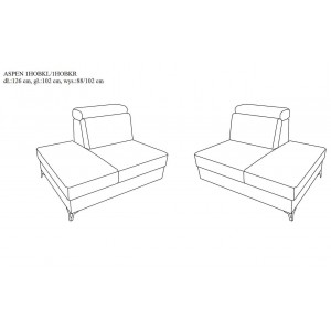 Кутовий диван Aspen Libro 335x263 см