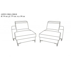 Кутовий диван Aspen Libro 335x263 см