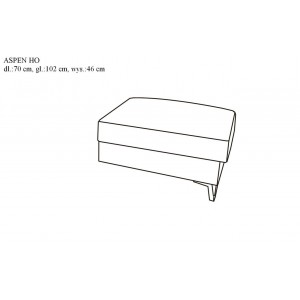 Кутовий диван Aspen Libro 335x263 см