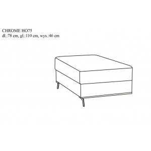 Кутовий диван Chrome Libro 276x184 см
