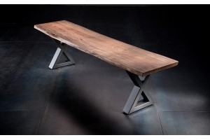 Лавка до столу Calabria Mc Akcent модульльна дерево акація 200x40x3,5 см