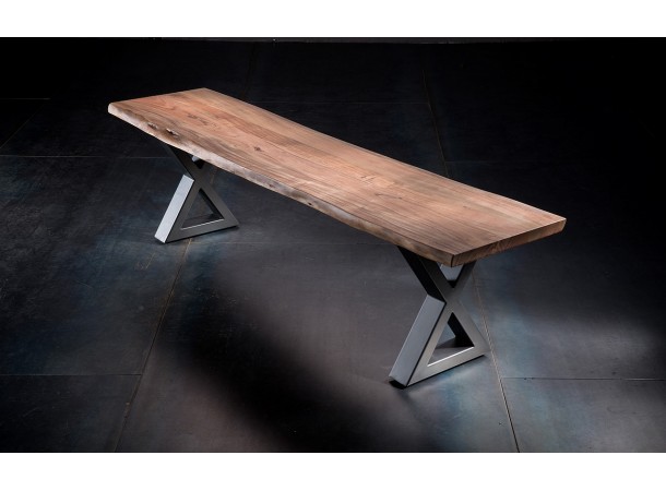 Лавка до столу Calabria Mc Akcent модульльна дерево акація 160x40x3,5 см