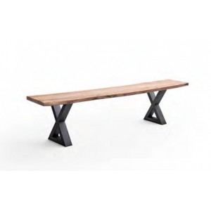 Лавка до столу Calabria Mc Akcent модульльна дерево акація 160x40x3,5 см