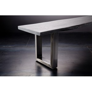 Лавка до столу Calabria Mc Akcent модульльна дерево акація 180x40x3,5 см