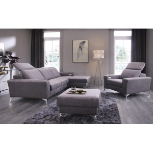 Кутовий диван Diverso Unimebel з реклайнерами 260x182 см