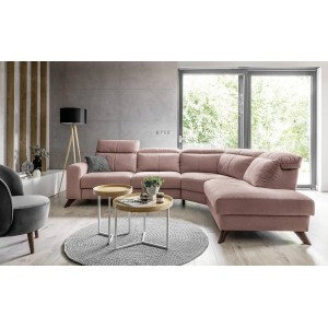 Кутовий диван Imperio Wajnert з реклайнером 292x238 см