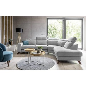 Кутовий диван Imperio Wajnert з реклайнером 292x238 см