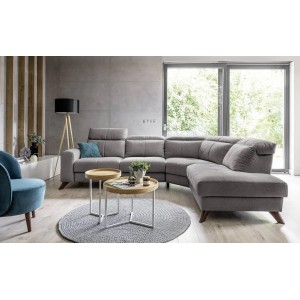 Кутовий диван Imperio Wajnert з реклайнером 292x238 см