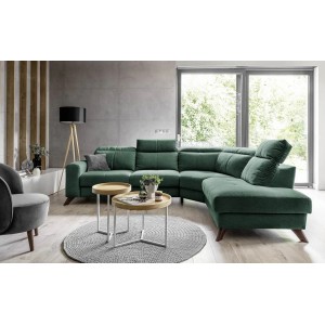Кутовий диван Imperio Wajnert з реклайнером 292x238 см
